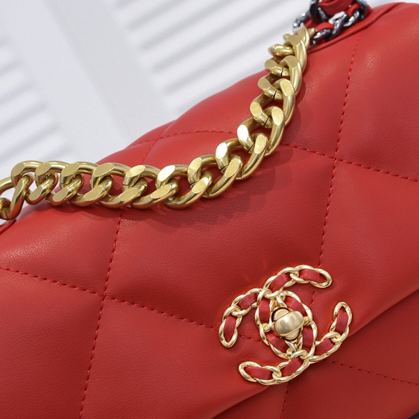 シャネルバッグ角部分ディテール